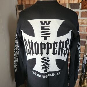 Vintage Y2K West Coast Choppers Long Sleeve Shirt Size Medium Paul Walker Mint!